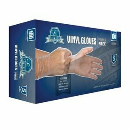 BUY SUPPLY PREFERRED Vinyl Disposable Gloves, Vinyl, Powder-Free, S, 1000 PK, Clear 4001